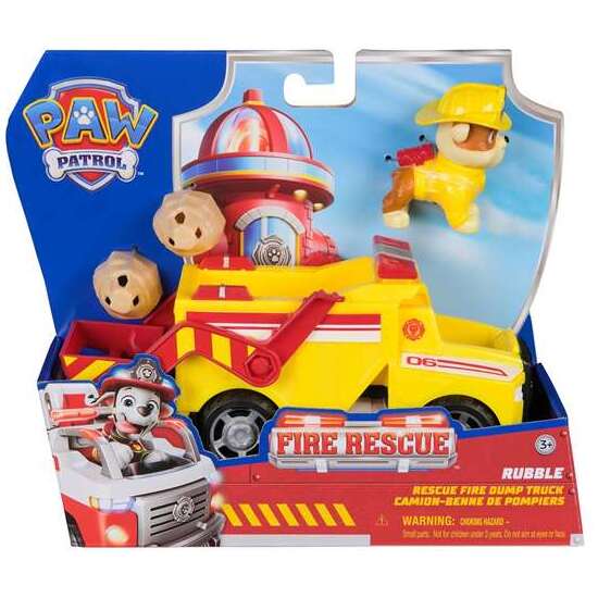 VEHICULO PAW PATROL  FIRE RESCUE. 20,3X25,4X8,13 CM. - MODELOS SURTIDOS image 4