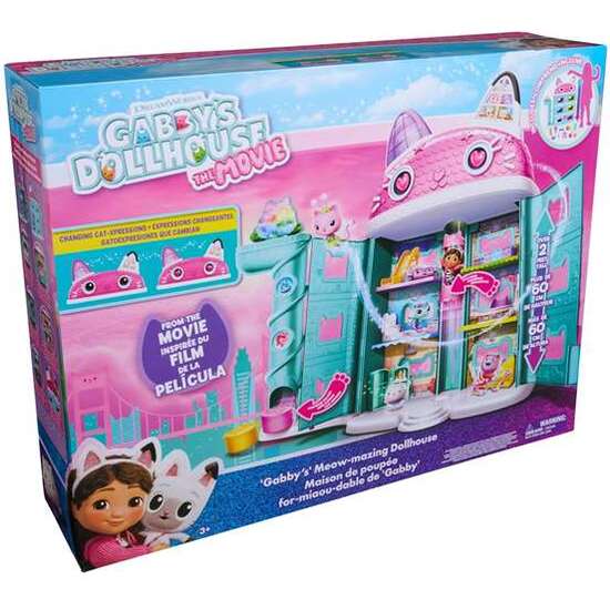 CASA DE MUÑECAS DE LA PELICULA LA CASA DE MUÑECAS DE GABBY. INCLUYE 1 FIGURA Y 8 ACCESORIOS. 43,18X55,88X13,34 CM. image 0