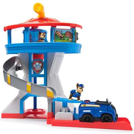 CENTRO DE MANDO TORRE DE CONTROL PAW PATROL. INCLUYE 2 CACHORROS Y CARTGAS DE MISIÓN. 50 CM image 0