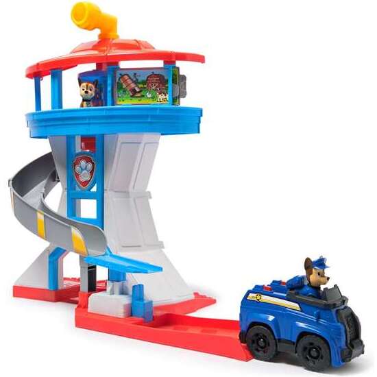 CENTRO DE MANDO TORRE DE CONTROL PAW PATROL. INCLUYE 2 CACHORROS Y CARTGAS DE MISIÓN. 50 CM image 1
