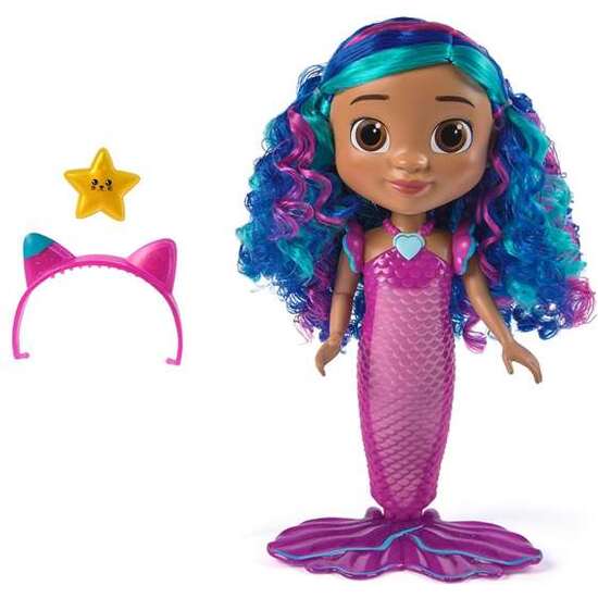 MUÑECA SIRENA INTERACTIVA LA CASA DE MUÑECAS DE GABBY LA PELICULA CON LUCES Y SONIDOS. image 1