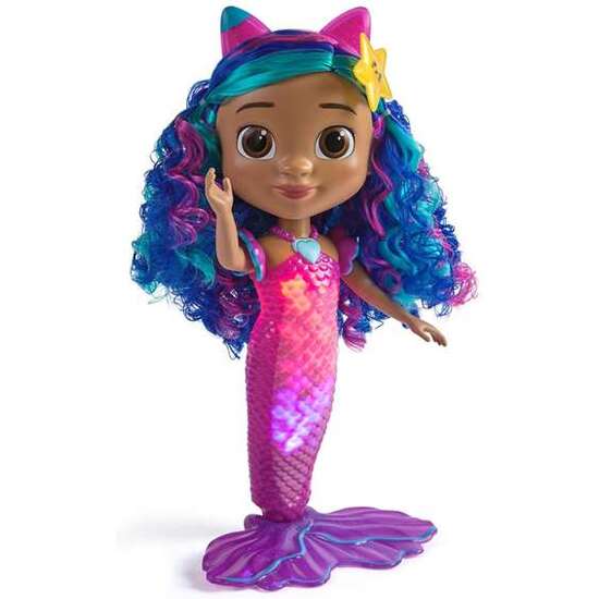 MUÑECA SIRENA INTERACTIVA LA CASA DE MUÑECAS DE GABBY LA PELICULA CON LUCES Y SONIDOS. image 4