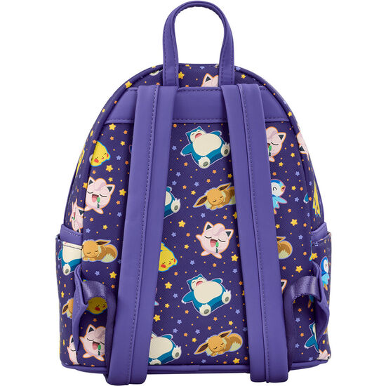 MOCHILA SLEEPING PIKACHU AND FRIENDS POKEMON LOUNGEFLY 26CM image 2