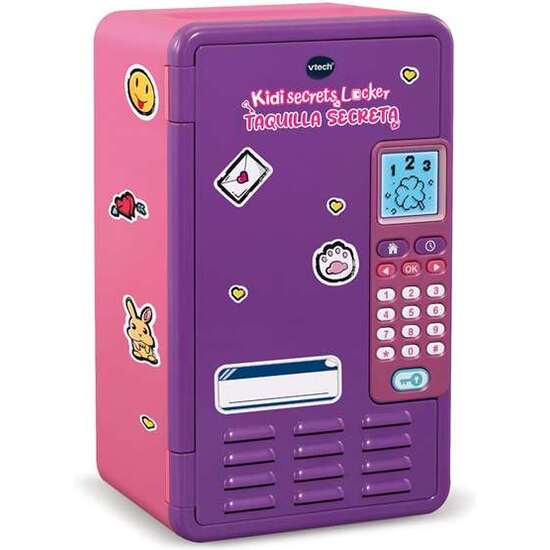 TAQUILLA SECRETA KIDISECRETS LOCKER MORADA CON NUEVOS ACCESORIOS (BOLI, POSIT Y PEGATINAS INCLUIDAS) 25X12X33 CM image 0