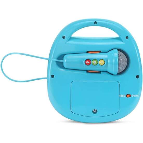 KARAOKE INFANTIL PORTÁTIL MUSIC KID. INCLUYE 30 CANCIONES Y 10 MELODÍAS. DIFERENTES EFECTOS LUMINOSOS. 30X11X28 CM image 1