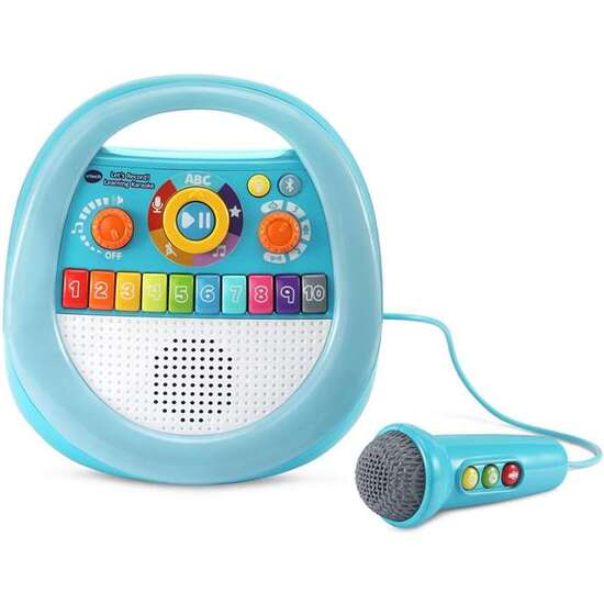 KARAOKE INFANTIL PORTÁTIL MUSIC KID. INCLUYE 30 CANCIONES Y 10 MELODÍAS. DIFERENTES EFECTOS LUMINOSOS. 30X11X28 CM image 2