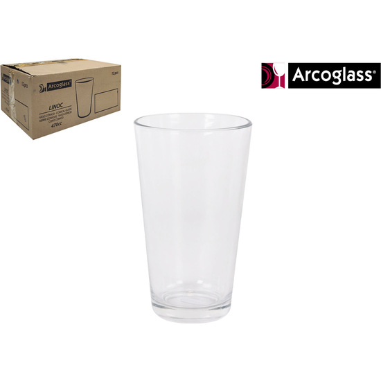 VASO ALTO 470CC LINOC ARCOGLASS image 0