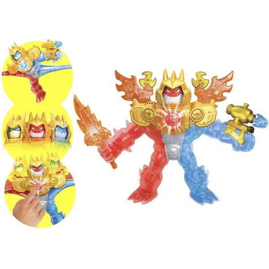 FIGURA GOO JIT ZU GOOTRON SUPREMO. CON 35 EFECTOS DE LUZ Y SONIDO. 15X22X8 CM image 0