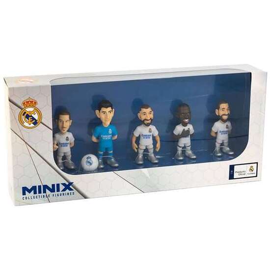 PACK MINIX CON 5 FIGURS  REAL MADRID 7 CM. image 0