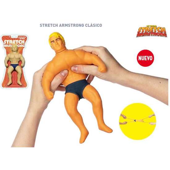 FIGURA ESTIRABLE STRETCH ARMSTRONG CLÁSICO. 25 CM image 0