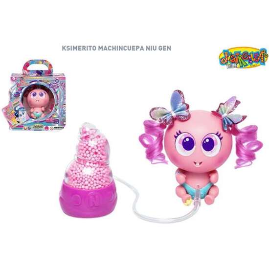 KSIMERITO MACHINCUEPA NIU GEN ROSA. ADOPTA A TU BEBÉ!! 15,5X19,5X13,5 CM image 1