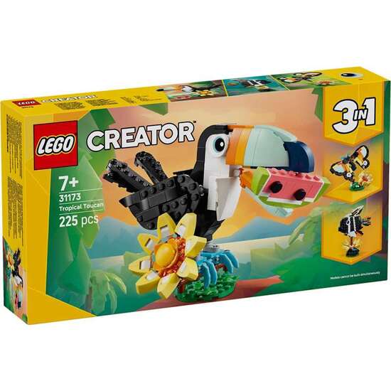 JUEGO DE CONSTRUCCION FAUNA SALVAJE: TUCÁN TROPICAL LEGO CREATOR image 2