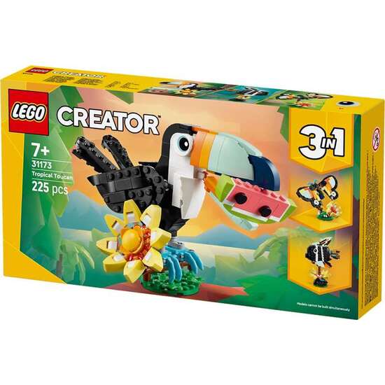 JUEGO DE CONSTRUCCION FAUNA SALVAJE: TUCÁN TROPICAL LEGO CREATOR image 3