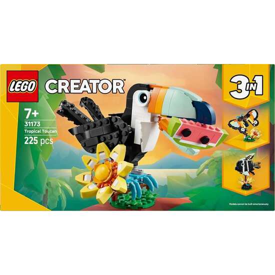 JUEGO DE CONSTRUCCION FAUNA SALVAJE: TUCÁN TROPICAL LEGO CREATOR image 4