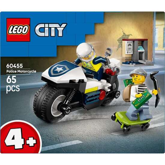 PERSECUCIÓN EN MOTO DE POLICÍA LEGO CITY POLICE image 1