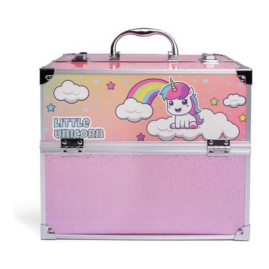 MALETÍN MARTINELIA LITTLE UNICORN MEGA BEAUTY. CONTIENE 32 SOMBRAS DE OJOS, 16 RUBORES Y BRONCEADORES, 14 BRILLOS DE LABIOS, 6 CREMAS CON BRILLO Y MUCHO MÁS image 1