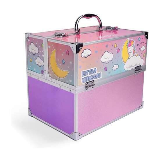 MALETÍN MARTINELIA LITTLE UNICORN MEGA BEAUTY. CONTIENE 32 SOMBRAS DE OJOS, 16 RUBORES Y BRONCEADORES, 14 BRILLOS DE LABIOS, 6 CREMAS CON BRILLO Y MUCHO MÁS image 2