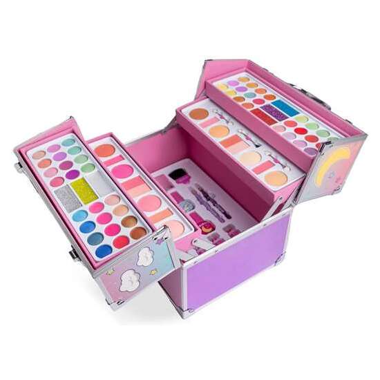 MALETÍN MARTINELIA LITTLE UNICORN MEGA BEAUTY. CONTIENE 32 SOMBRAS DE OJOS, 16 RUBORES Y BRONCEADORES, 14 BRILLOS DE LABIOS, 6 CREMAS CON BRILLO Y MUCHO MÁS image 3