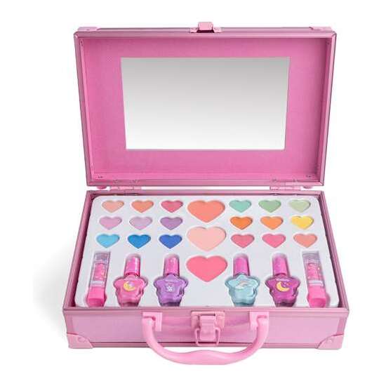 MALETÍN MARTINELIA LITTLE UNICORN PERFECT TRAVELLER. CONTIENE 18 SOMBRAS DE OJOS,4 ESMALTES DE UÑAS CON PURPURINA, 3 RUBORES Y BRONCEADORES Y 2 LABIALES image 0