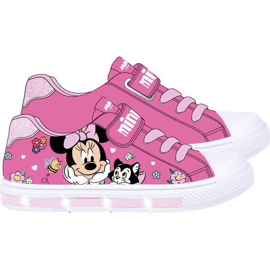 ZAPATILLA LONETA SUELA PVC CON LUCES MINNIE image 0