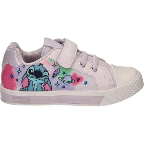 ZAPATILLA LONETA SUELA PVC CON LUCES STITCH image 0