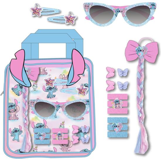 SET DE BELLEZA BOLSITO GAFAS STITCH image 0