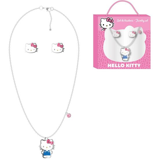 BISUTERIA COLLAR PENDIENTES HELLO KITTY image 0