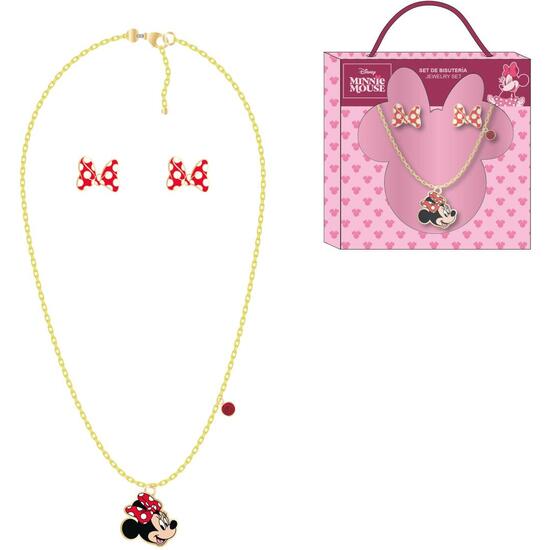 BISUTERIA COLLAR PENDIENTES MINNIE image 0