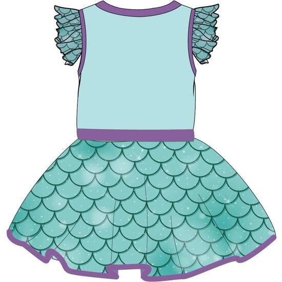VESTIDO SINGLE JERSEY FANTASIA PRINCESS image 1