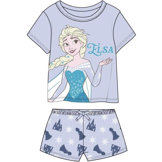 PIJAMA CORTO SINGLE JERSEY FROZEN image 0