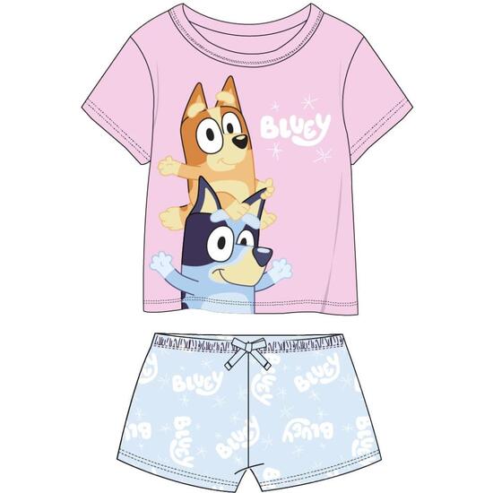 PIJAMA CORTO SINGLE JERSEY BLUEY image 0