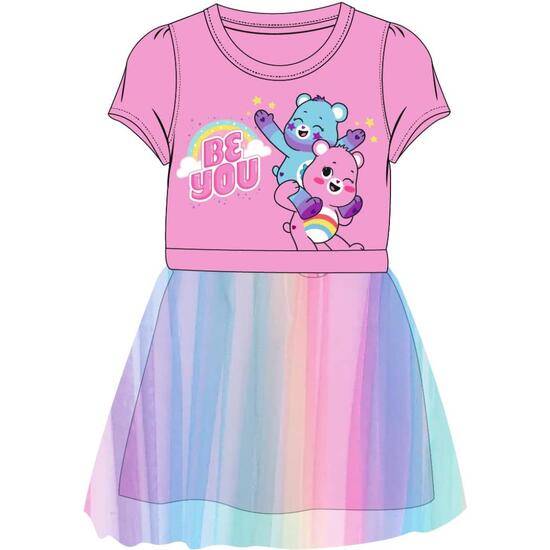 VESTIDO SINGLE JERSEY FANTASIA CARE BEARS image 0