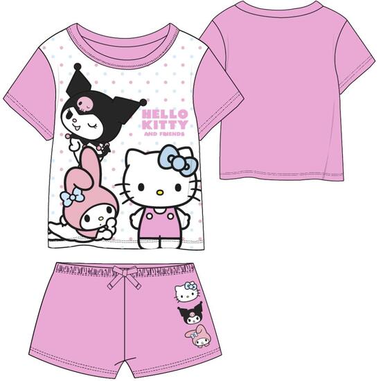 PIJAMA CORTO SINGLE JERSEY HELLO KITTY image 0