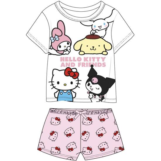 PIJAMA CORTO SINGLE JERSEY HELLO KITTY image 0