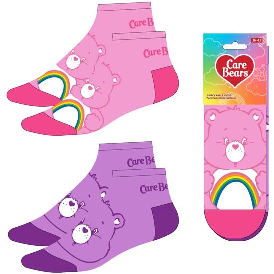PACK CALCETINES TOBILLERO CARE BEARS image 0