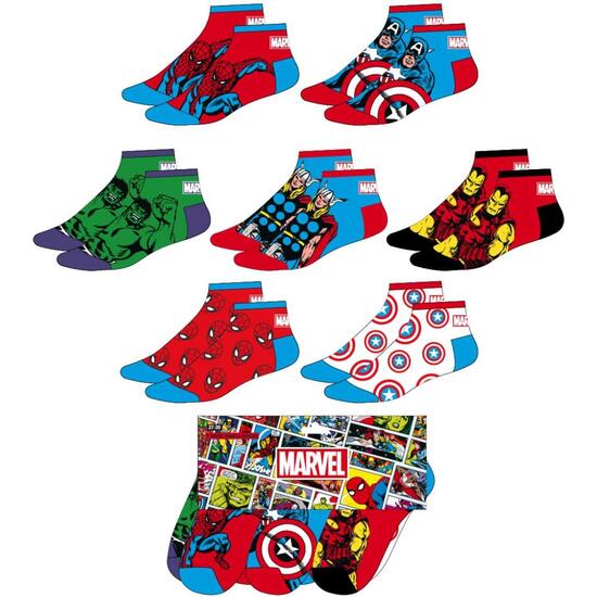 PACK CALCETINES TOBILLERO MARVEL image 0