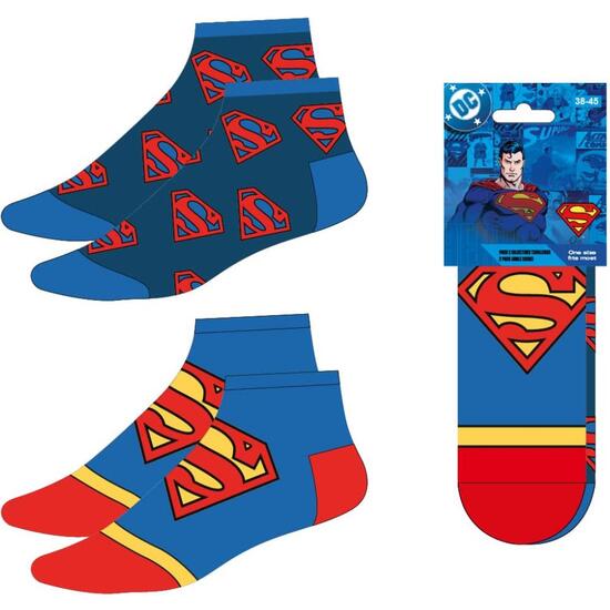 PACK CALCETINES TOBILLERO SUPERMAN image 0
