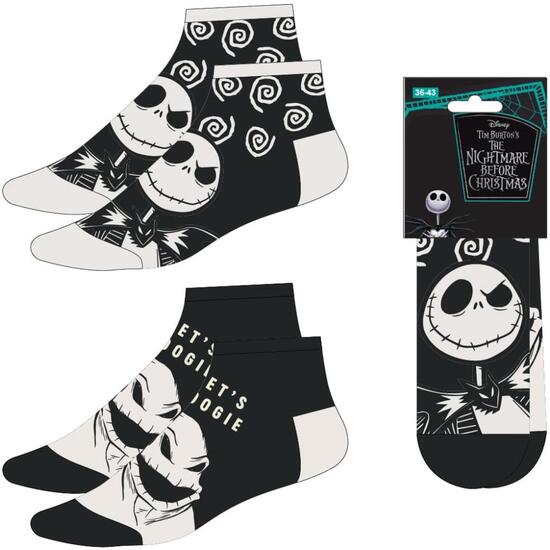PACK CALCETINES TOBILLERO NIGHTMARE BEFORE CHRISTMAS image 0