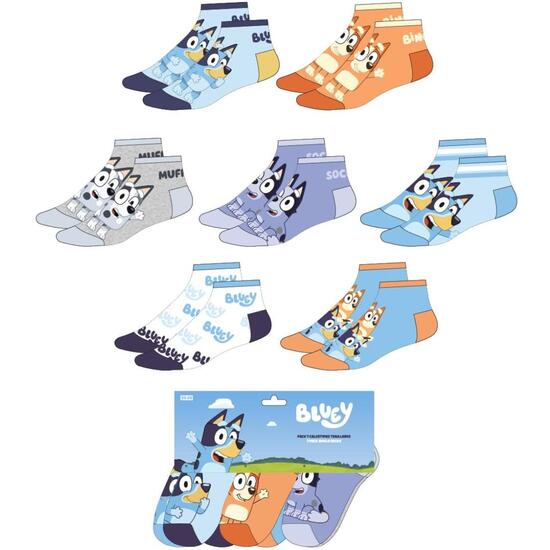 PACK CALCETINES TOBILLERO BLUEY image 0