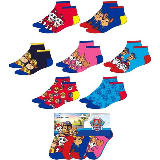 PACK CALCETINES TOBILLERO PAW PATROL image 0