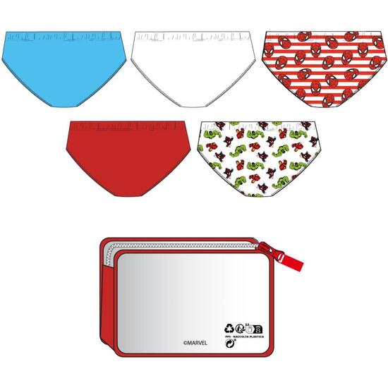 PACK CALZONCILLOS SINGLE JERSEY NECESER MARVEL image 1