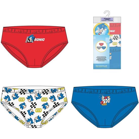 PACK CALZONCILLOS SINGLE JERSEY 3 PIEZAS SONIC image 0