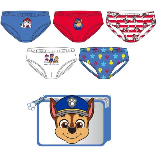 PACK CALZONCILLOS SINGLE JERSEY NECESER PAW PATROL image 0