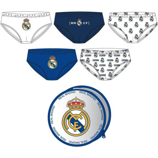 PACK CALZONCILLOS SINGLE JERSEY NECESER REAL MADRID image 0