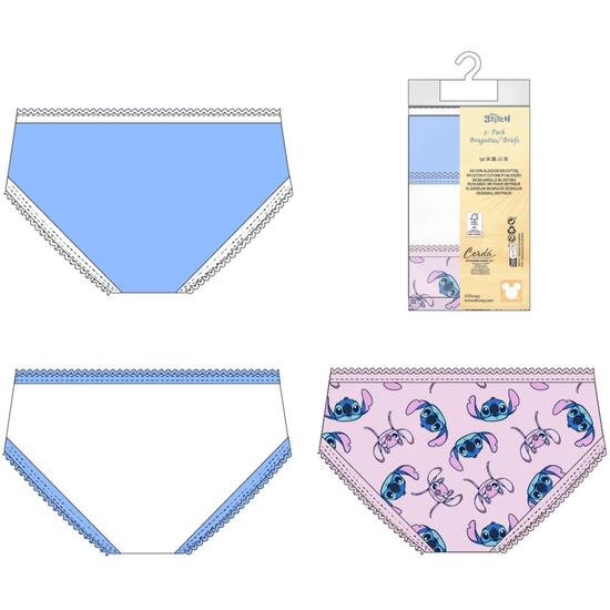 PACK BRAGUITAS SINGLE JERSEY 3 PIEZAS STITCH image 1