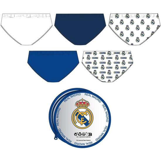 PACK CALZONCILLOS SINGLE JERSEY NECESER REAL MADRID image 1