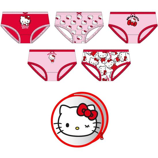 PACK BRAGUITAS SINGLE JERSEY NECESER HELLO KITTY image 0
