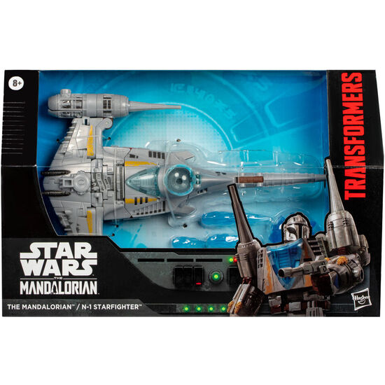 FIGURA N-1 STARFIGHTER THE MANDALORIAN STAR WARS TRANSFORMERS 19CM image 0