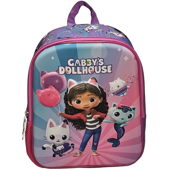 MOCHILA 3D DANCE LA CASA DE MUÃ±ECAS DE GABBY 29CM image 0