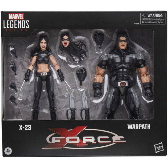 BLISTER 2 FIGURAS X-23 & WARPATH X-FORCE MARVEL LEGENDS 15CM image 0
